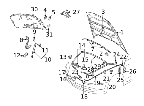 Anti-Theft Components for 2006 Volkswagen Phaeton #2