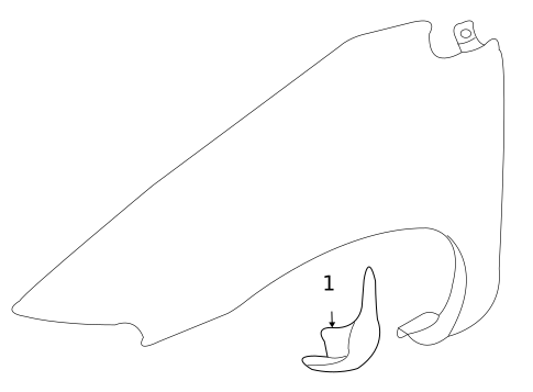 Exterior Trim - Fender for 2006 Dodge Grand Caravan #0