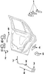 F5AZ5421819E - Body: Handle, Inside for Mercury: Grand Marquis Image