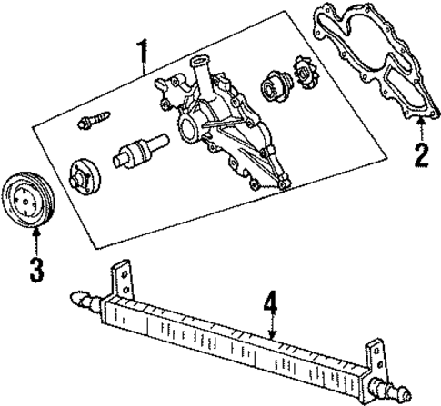 Power Steering Oil Cooler for 1998 Mercury Sable #0