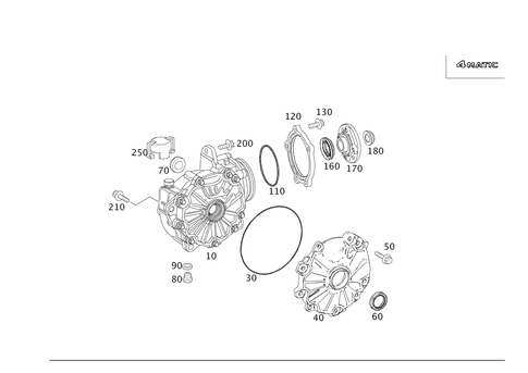 4MATIC&reg; Front Axle Drive for 2014 Mercedes-Benz GLK250 #0