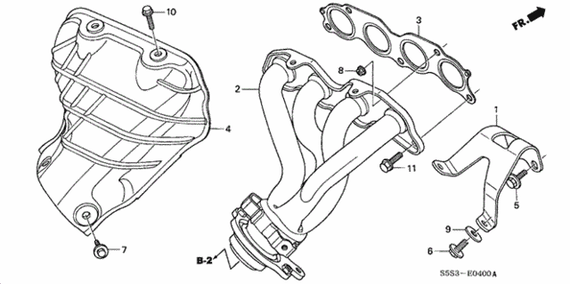 Exhaust Manifold for 2003 Honda Civic #0