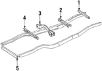 J8129559 - Body: Front Crossmember for Jeep: Cherokee, Grand Wagoneer, J10, J20, Wagoneer Image
