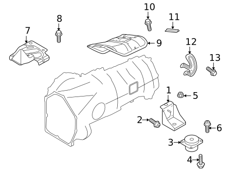 Trans Mounting for 2012 Audi R8 #0
