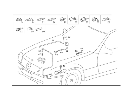 Vacuum Parts, 2 Selection Programs for 1992 Mercedes-Benz 500SL #0
