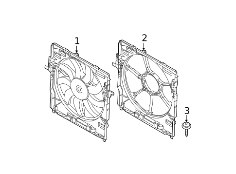 Cooling Fan for 2013 BMW X5 #0