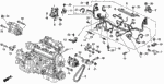 32752P01000 - Engine: STAY B, ENGINE WIRE HARNESS for Honda Image