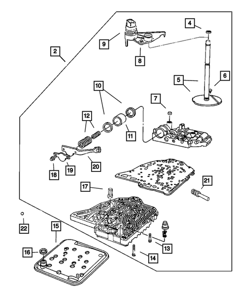 Valve Body for 2006 Jeep Wrangler #0