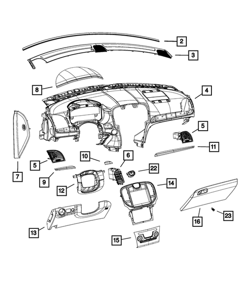 Instrument Panel for 2012 Chrysler 300 #0
