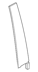 LJ8Z58255A34AB - Body: Front Applique for Ford: Mustang Mach-E Image