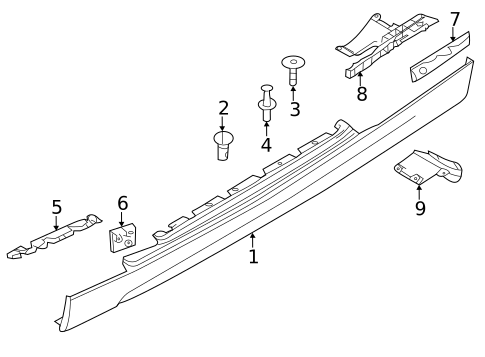 Exterior Trim - Pillars for 2013 BMW 135is #1