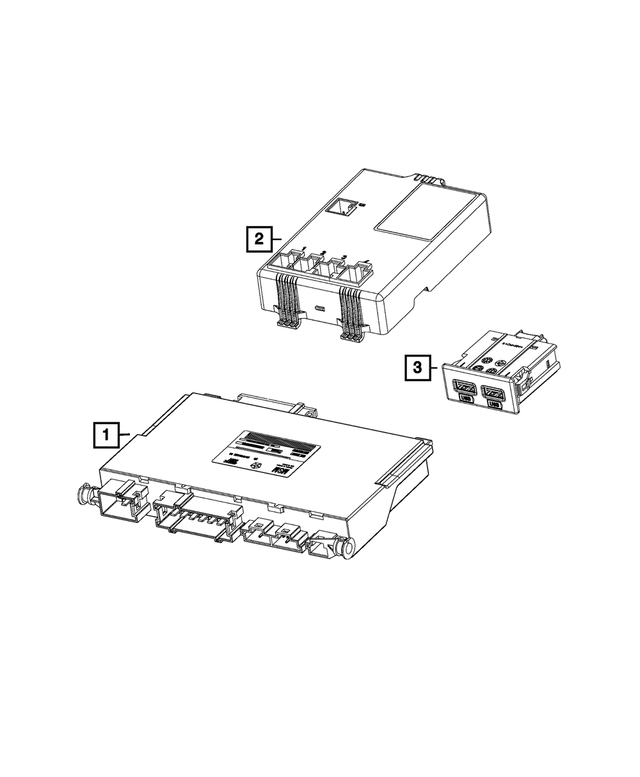 68408856AC - Electrical: Heated Seat Module for Mopar Image