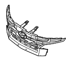 86350K5100TRC - : Upper Grille for Hyundai: Santa Cruz Image