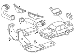 2018310225 - Heating and Ventilation: Fitting for Mercedes-Benz: 190, 190D, 190E Image