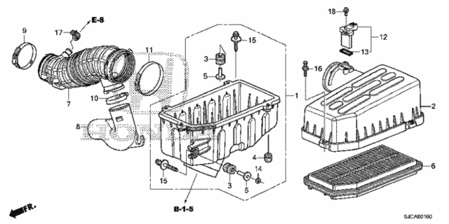 Air Cleaner for 2014 Honda Ridgeline #0