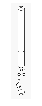 5Q0298403C - HVAC: Dehydrator for Audi: A4, A4 allroad, A4 Quattro, A5 Quattro, A5 Sportback, A6 allroad, A6 Quattro, A7 Sportback, RS5, RS5 Sportback, RS6 Avant, RS7 Sportback Image