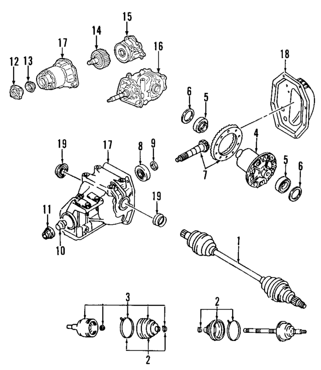MA2727110 - : Ring &amp; Pinion for Mazda Image