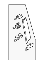 T00150H20F - : 1995-2002 Mazda Millenia - Pillar Molding for Mazda: Millenia Image