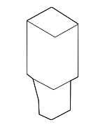 T00150M38 - Body: Corner Trim Fastener for Mazda Image