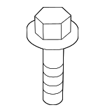 9010906380 - Body: Upper Tie Bar Bolt for Scion: iQ, tC, xB, xD | Toyota: Prius C, Prius V, Yaris Image
