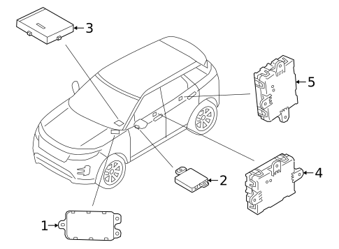 Electrical Components for 2020 Land Rover Defender 110 #6