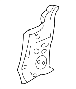 55177400AD - Body: Cowl Side Panel for Jeep: Liberty Image