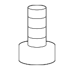 1243103101 - Electrical: High Mount Lamp Screw for Genesis: G80 | Hyundai: Accent, Elantra, Elantra GT, Genesis, Santa Fe, Santa Fe Sport, Sonata, Tucson Image