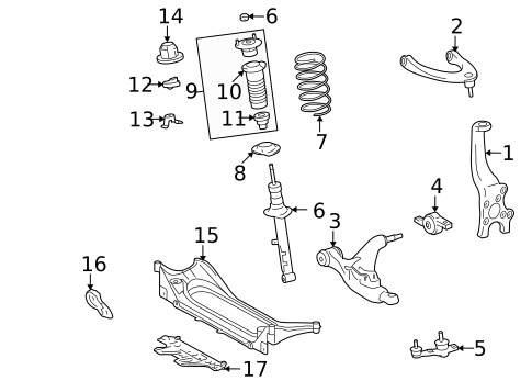 Suspension Components for 2008 Lexus GS450h #0
