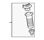 4868030340 - Suspension: Strut Mount for Lexus: GS430, GS450h, GS460 Image