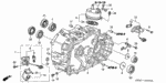21105PR8000 - Transmission - Automatic: RING, OIL GUIDE for Acura Image