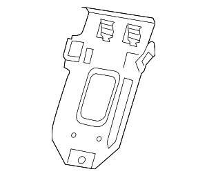 25831916 - : Part# 25831916 Bracket for Chevrolet: Equinox | Pontiac: Torrent Image
