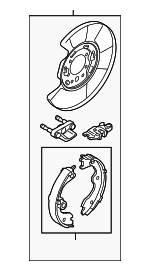 44010EG06B - Brakes: Parking Brake for Nissan Image