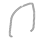 6231104031 - Body: Door Seal for Toyota: Tacoma Image