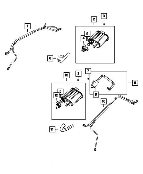 Vacuum Canister/Leak Detection Pump for 2012 Chrysler 200 #0