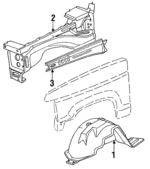 ZZL056131 - Body: Wheelhouse for Mazda: Navajo Image