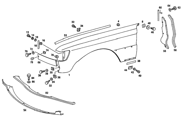 1168800114 - : Impact Absorber for Mercedes-Benz Image