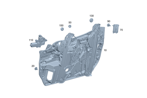 Front Window Lifters for 2024 Mercedes-Benz EQE 500 #0