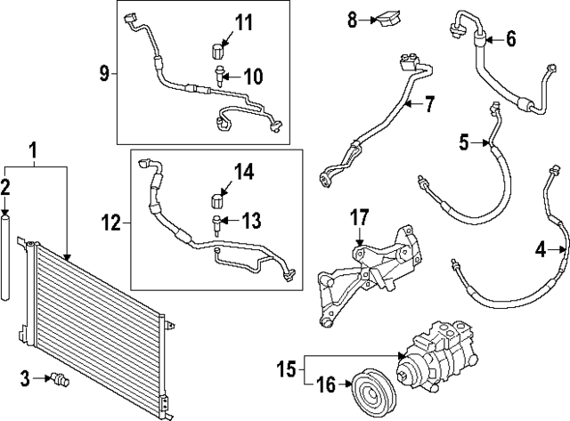 P2260885D - HVAC: Mount Bracket for Audi Image