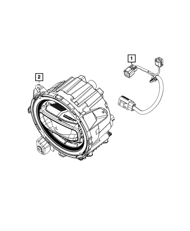 68414408AB - Electrical: Headlamp Wiring for Mopar Image