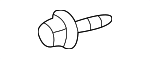 9015960303 - Body: Panel Screw for Lexus: ES300, ES330, GX550, IS300, LX570, LX600, LX700h, NX250, NX350, NX350h, NX450h+, RC F, RC200t, RC300, RC350 Image