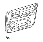 6761053080C0 - Body: Trim Panel Assembly for Lexus: IS300 Image