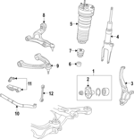 97034315240 - Suspension: Air Spring for Porsche Image