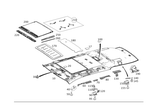 2126904050 - Trim and Lining: Trim, Roof for Mercedes-Benz Image