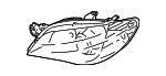 84913FE970 - : Composite Headlamp for Subaru Image