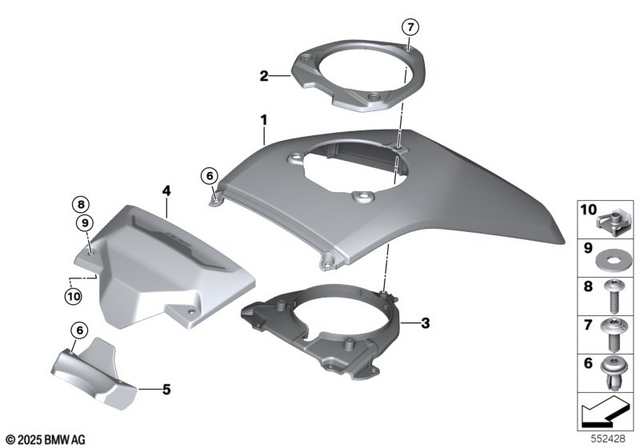 7145A42E91 - Frame and Mounting Parts: Expanding Rivet -  for BMW-Motorrad Image