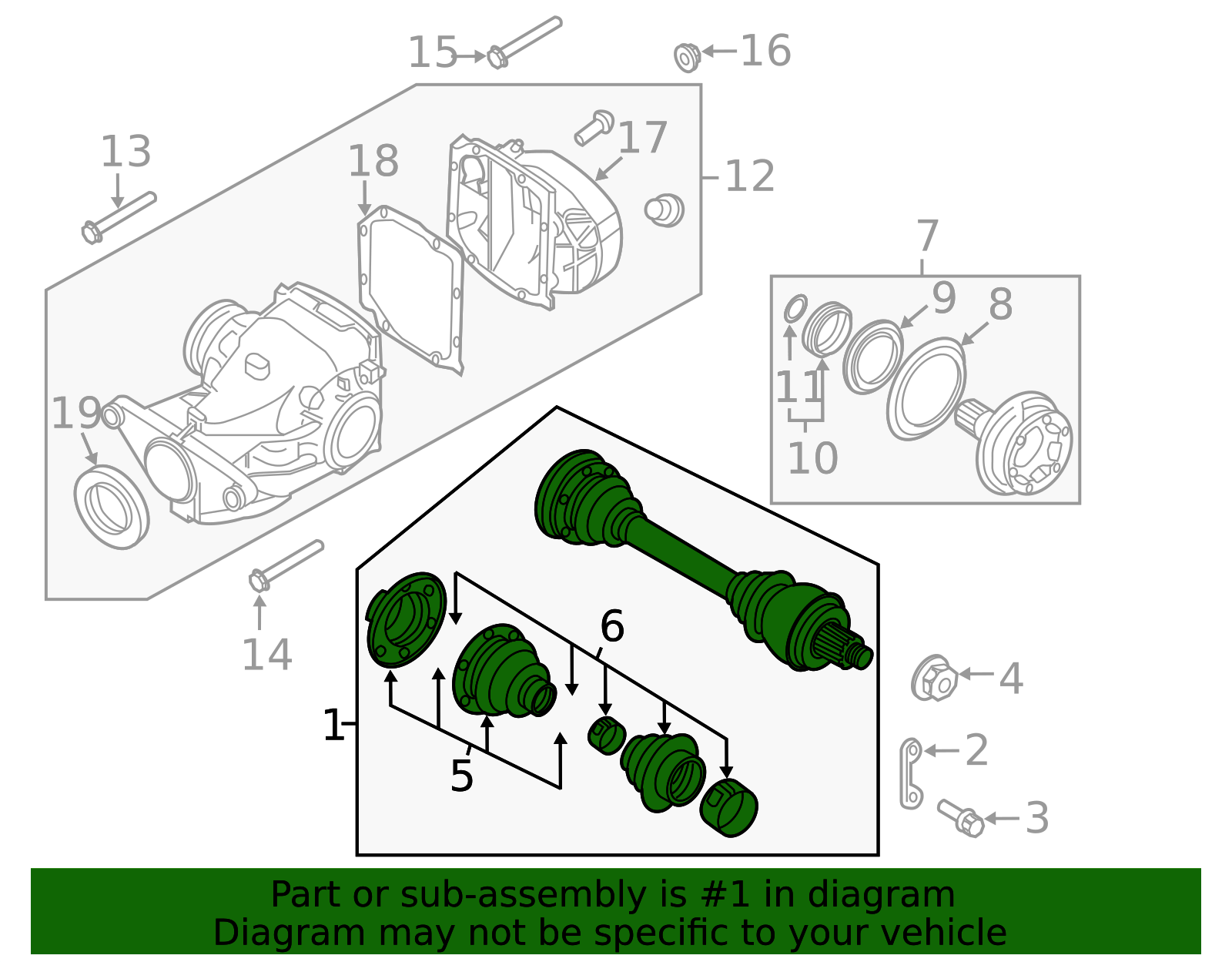 CV Axle 33-21-7-547-821 - Smooth, OEM Power Transfer | AutoNation Parts