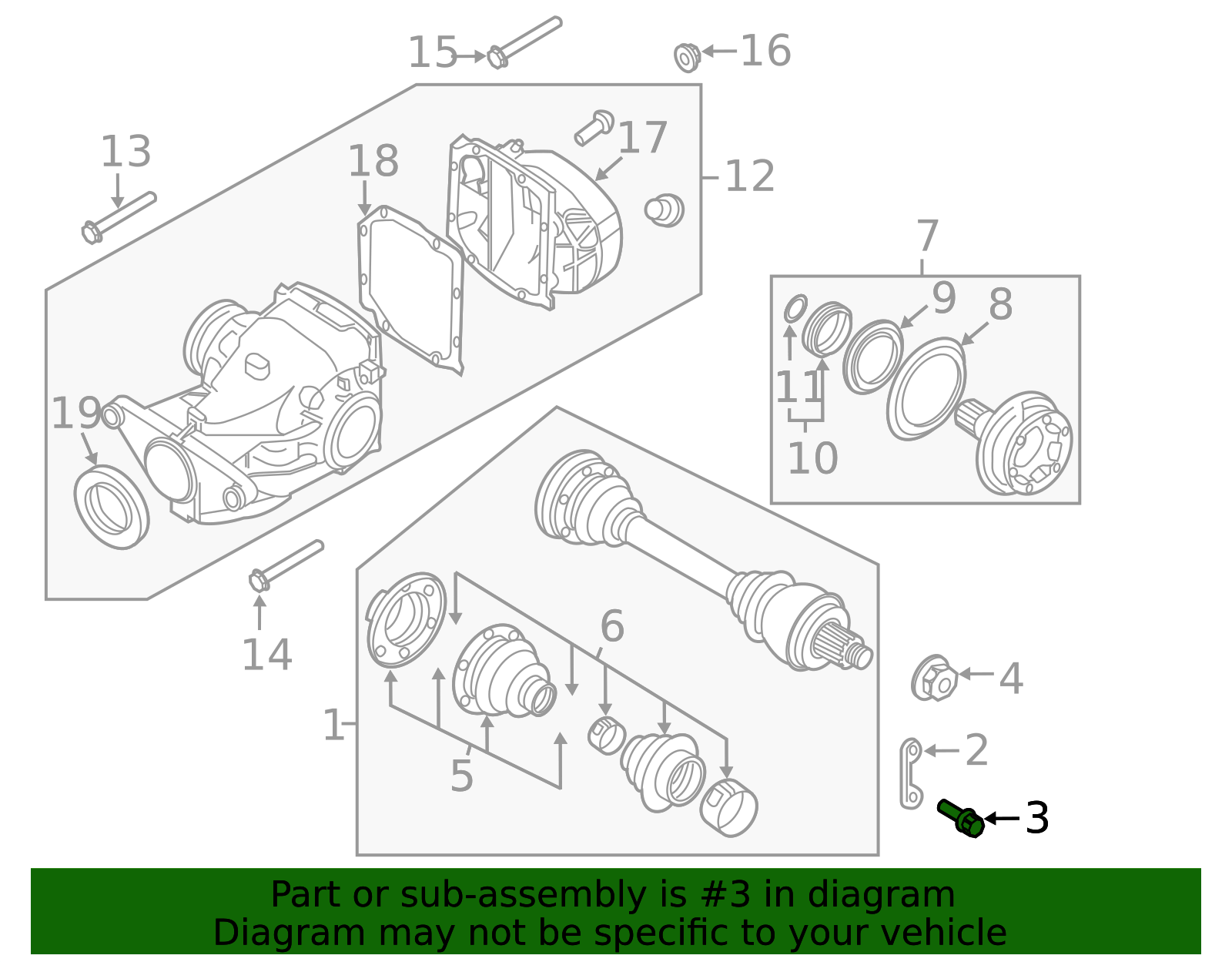 33207572716 - 2002-2016 BMW Axle Assembly Bolt (33-20-7-572-716