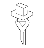 634510R080 - Body: Roof Rack Retainer for Toyota Image