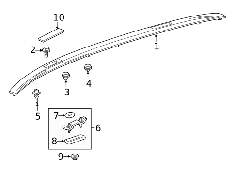 Luggage Carrier for 2022 Toyota Venza #0