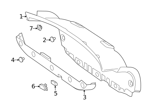 Interior Trim - Trunk for 2020 Mercedes-Benz CLA 35 AMG&reg; #0